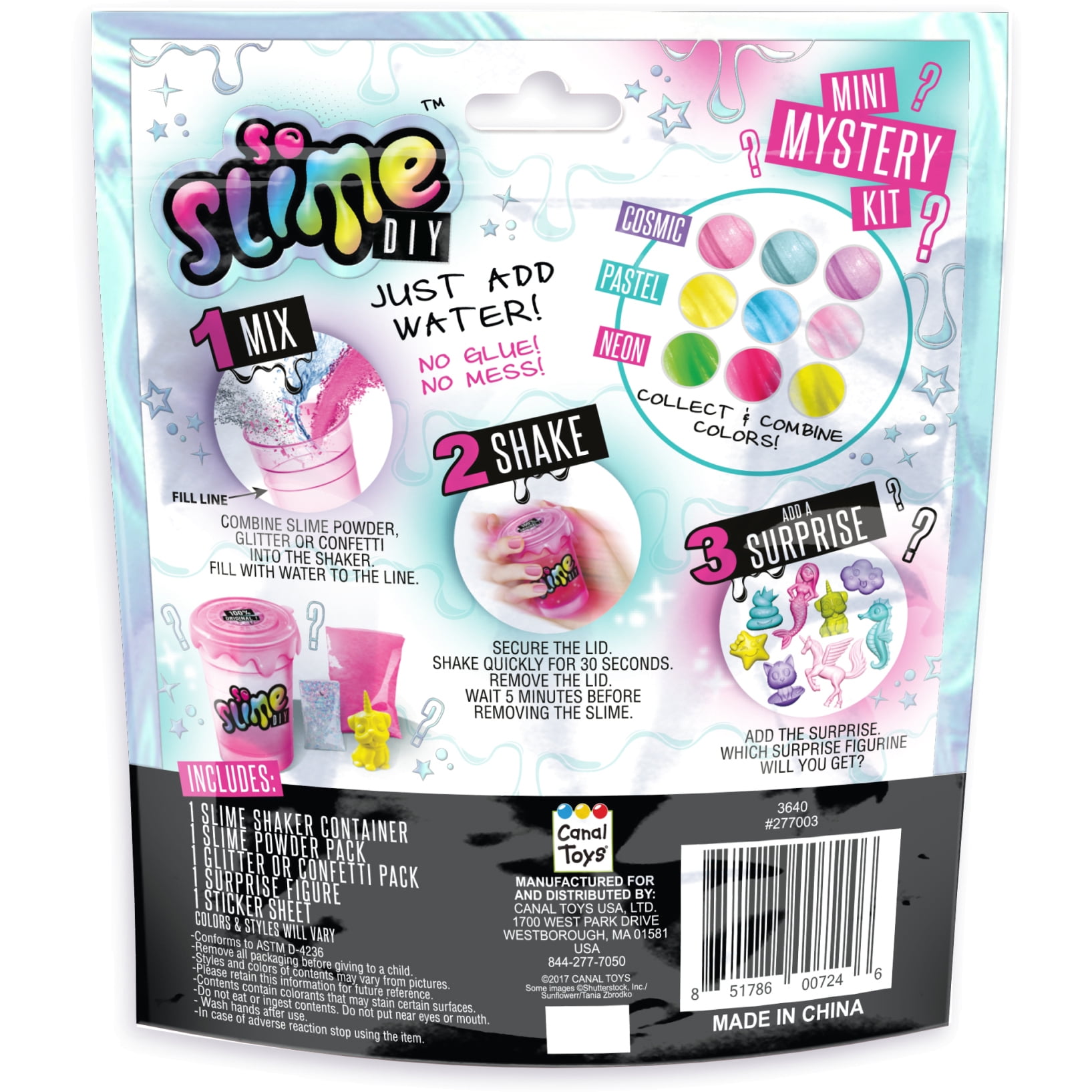 So Slime DIY 30367870 Slime Shaker Mini Mystery Arts & Crafts