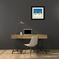 thumbnail image 3 of Tillmon, Avery 26x26 Black Ornate Wood Framed with Double Matting Museum Art Print Titled - Day at the Beach Sq I, 3 of 4