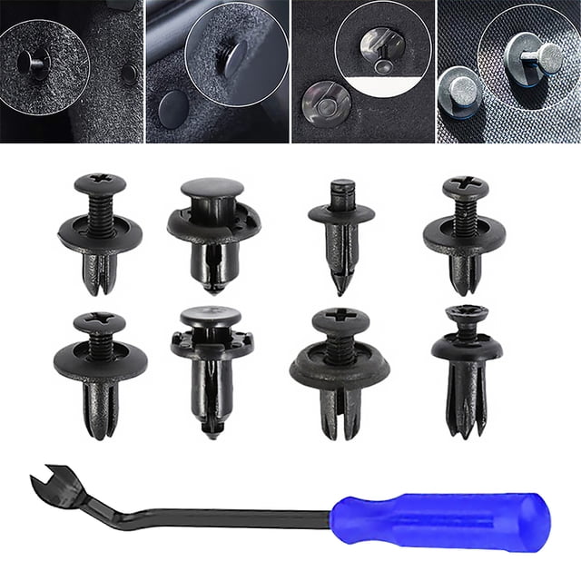 Riwesomey Clip de sujeción Universal, hebillas de coche mixtas, Panel embellecedor, remache de parachoques automático, motor resistente al desgaste, Vehículos, repuestos y accesorios Mis No.05 Riwesomey VI3503-05B
