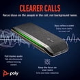 thumbnail image 3 of Altavoz inteligente Poly Sync 40 (Plantronics) - Espacios de trabajo flexibles - Conéctese a PC/Mac mediante USB-A o USB-C y teléfonos inteligentes mediante Bluetooth - Funciona con Teams, Zoom - Excl, 3 of 5