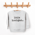 thumbnail image 2 of Bump and Beyond Designs St. Patrick's Day Shirt for Girls and Boys, Little Hooligan Sweatshirt (Heather Grey 4T), 2 of 5