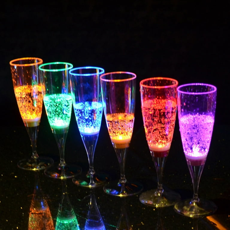 Light Up LED Wine Glasses - Single Colors