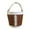 Brown Rugby, variant on Easter Eggs Hunt Bags Easter Bunny Baskets Sports Balls Printing Candies Bucket Tote Bag for Children Kids Holiday Festival Orange Basketball