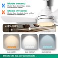 thumbnail image 3 of Ventilador de techo enchufable con gancho,Ventilador de luz 35W,5M cable de luz,Diámetro 28in/70cm.con mando a distancia, adecuado para la habitación, tienda al aire libre, verandas, garaje.Blanco., 3 of 5