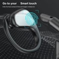 thumbnail image 5 of Fairnull A6 Wireless Earphone HiFi Hands-free Calling Bluetooth-compatible5.2 Stereo Ear Hook Earbud with Microphone for iPhone for Android, 5 of 10