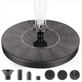 thumbnail image 1 of Fountain Pool Pond Bird Bath Solar Panel Powered Fountain Water Pump Garden, 1 of 4