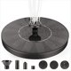 thumbnail image 1 of Fountain Pool Pond Bird Bath Solar Panel Powered Fountain Water Pump Garden, 1 of 4