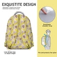 thumbnail image 5 of "Sunflower Themed Backpack - Wildflower Print, Durable & Water-Resistant, School Backpack for Women, Laptop Compartment, Spacious Design, Perfect for College, Work, Floral Fashion", 5 of 6