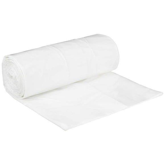 AmazonCommercial Moving and Storage Mattress Flap Bag, KING, 4 Mil, 1 Count, White, 80"L x 76"W x 10"H