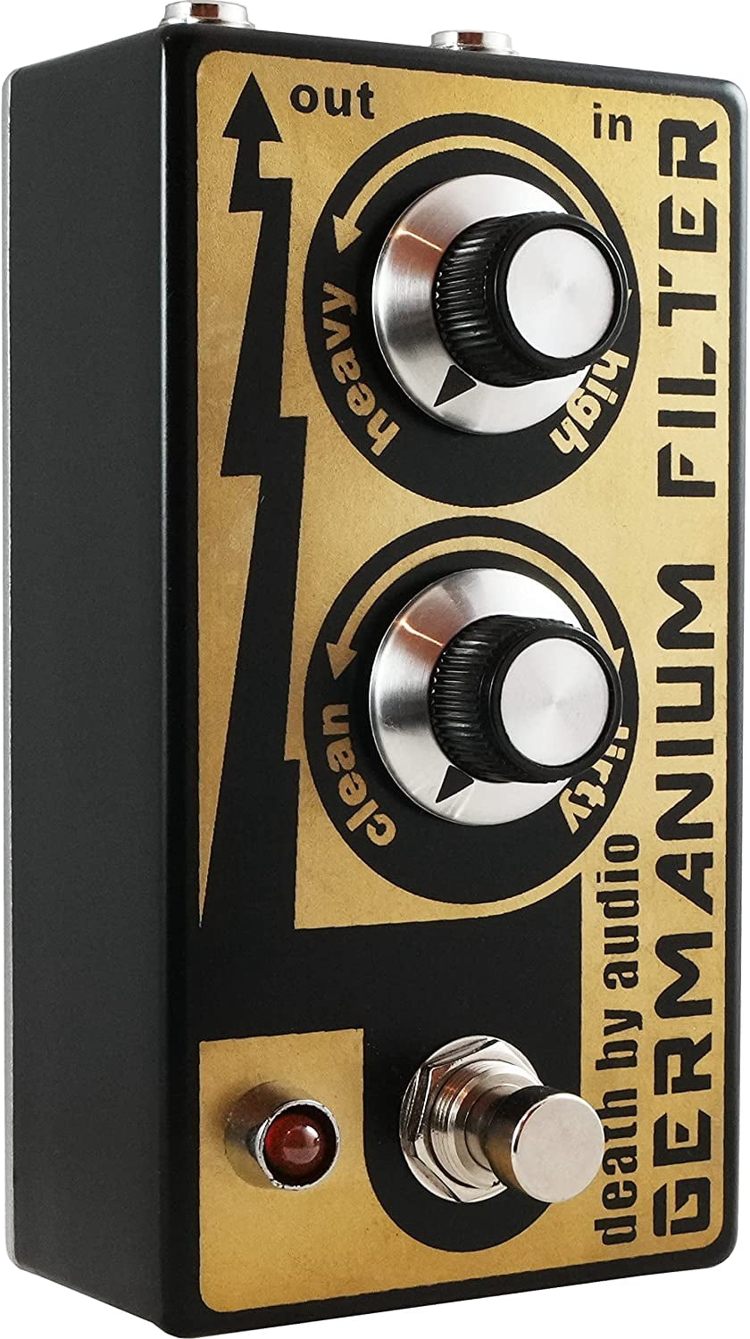 Death by Audio Germanium Filter Effects Pedal Gold and Black