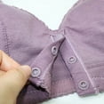 thumbnail image 2 of CHUANK Front Closure Bras for Women Plus Size Wireless Padded Plus Size Wire Free Bras Beige 4XL, 2 of 4