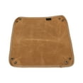 thumbnail image 4 of Bandeja de valet plegable, impermeable, resistente al desgaste, diseño de hebilla de metal, bandeja de valet para camping, escritorio, color caqui, 4 of 14