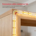 thumbnail image 7 of 10mm Connector for 3-Pin CCT COB LED Strip Light 40pcs Strip to Wire Connector 9.84ft(300cm) Long 22AWG Extension 3 Wire for Non Wired Gapless Solderless, 7 of 7