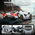 thumbnail image 6 of Miebely Lamborghini Remote Control Car, 1:16 Scale Lambo Toy Car 7.4V 500mAh Officially Licensed 12Km/h Rc Cars with Led Light 2.4Ghz Model Car for Adults Boys Girls Birthday Ideas Gift (Light Blue), 6 of 9
