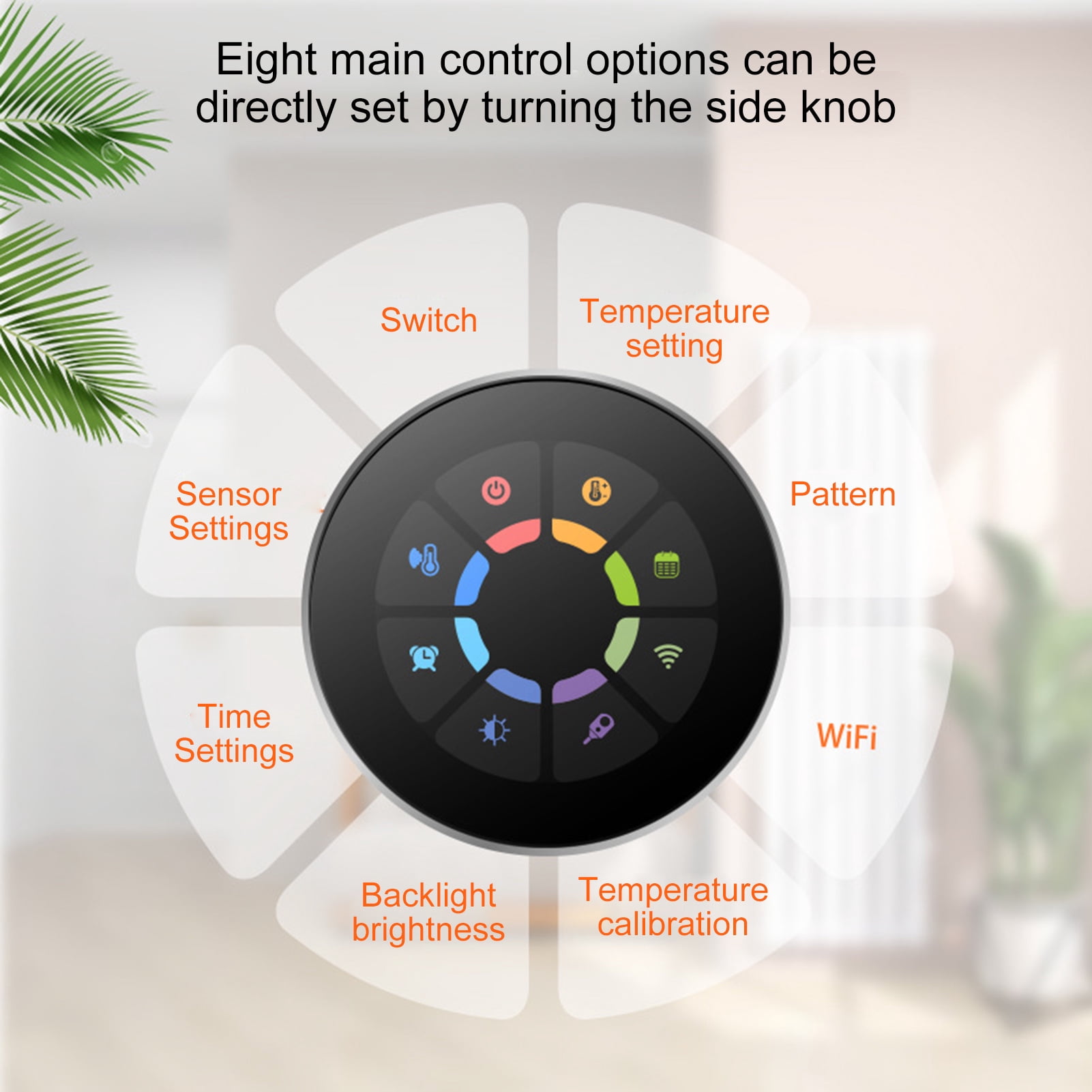 BIMZUC Smart WiFi Thermostat Electric Floor Heating Controller 16A Digital Temp Control ±1°C Accuracy Color LCD 95-240V (3.4 inches / 8.6 cm) Gray