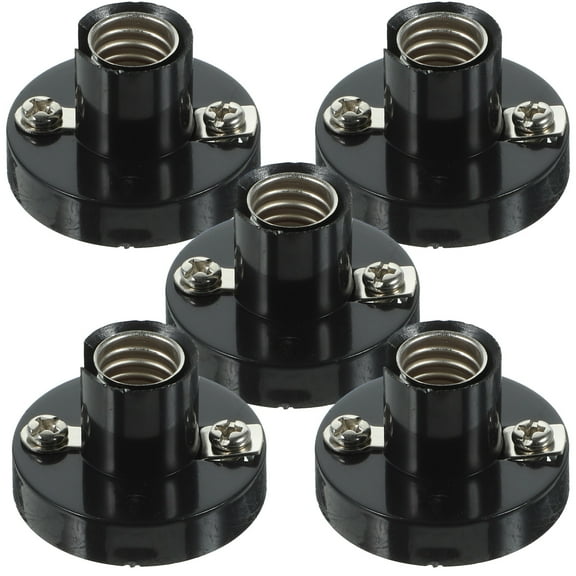 5pcs Light Bulb Holders with Screw Sockets, Lamp Holders for Household Lighting Fixtures, and Easy to Install