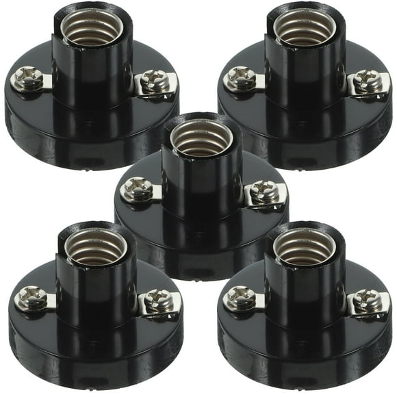 BRIGHTFUFU 5 portalámparas E10, portalámparas con tornillo, portalámparas E10