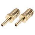 thumbnail image 1 of 2 uds 16mm-6mm espiga de manguera de forma recta tubo de púas recto conector de montaje de manguera de latón, 1 of 1
