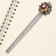 thumbnail image 3 of Cat Reading Accessories: Vintage Silver Lace-Edged Bookmark, a Gift for Book Lovers and Avid Readers, 3 of 5