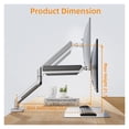 thumbnail image 3 of Adjustable Screen Monitor Bracket Fits 13 to 32" Computer Tilt Rotation Swivel Mount ,Adjustable, 3 of 6