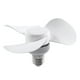 thumbnail image 1 of Ventilador E27 Techo Ángulo Ajustable Pequeño Portátil Mini Refrigeración para, 1 of 9