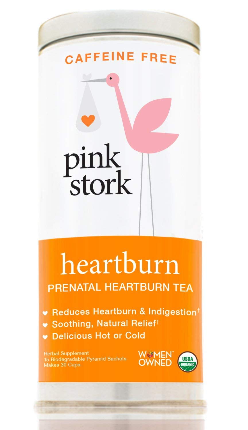 Pink Stork Heartburn Prenatal Heartburn Relief Tea