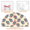 thumbnail image 4 of Yiaed 70s Disco Ball Print Christmas Tree Skirt , Tree SkirtsTree Mat for Christmas Winter Holiday Indoor Decorations-48", 4 of 7