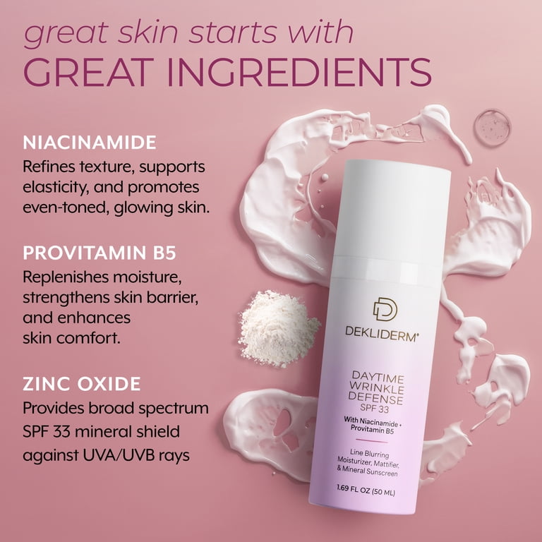 Dekliderm Daytime Wrinkle Defense – Anti Aging Moisturizer and