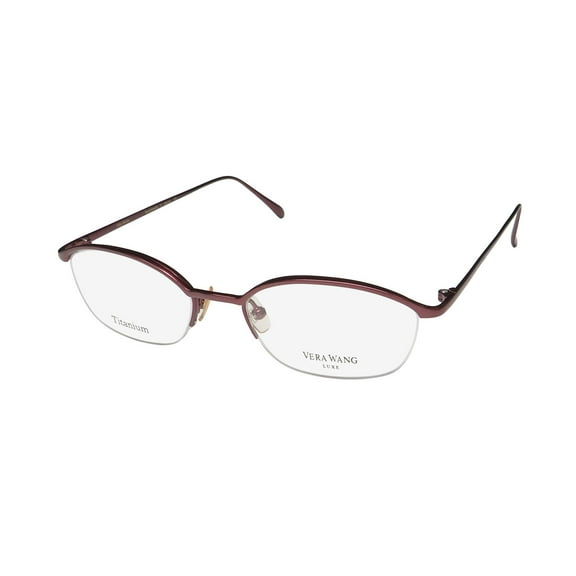 VERA WANG LUXE MIREILLE 2 TITANIUM CONTEMPORARY FLAGSHIP EYEGLASS FRAME/GLASSES