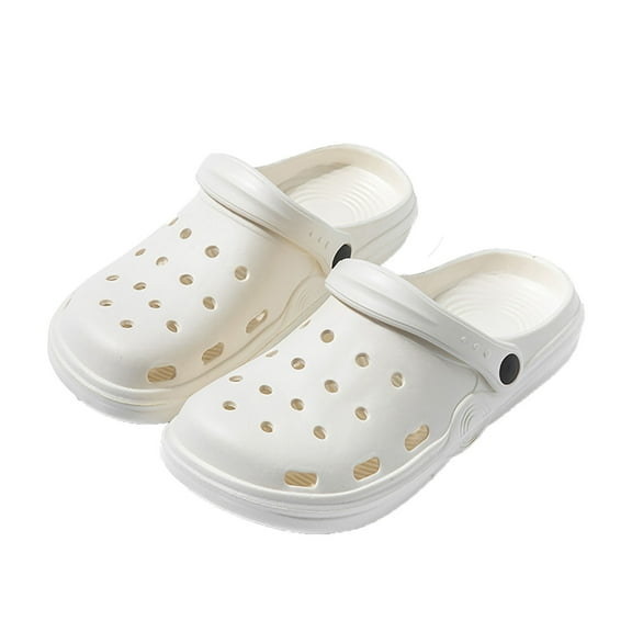 Slippers for Women,Summer Breathable Slide Sandals With Arch Support Soft Cushion Unisex Beach Pool Outdoor Casual Comfortable Slippers,Womens Slippers,White,6.5