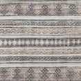 thumbnail image 4 of Hauteloom Adda Recycled Material Living Room, Bedroom Area Rug - Southwestern - Dark Red, Off White, Light Gray - 8' x 10', 4 of 6