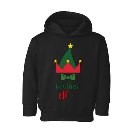 

Awkward Styles Ugly Christmas Hoodie for Boys Toddler Brother Xmas Elf Sweatshirt