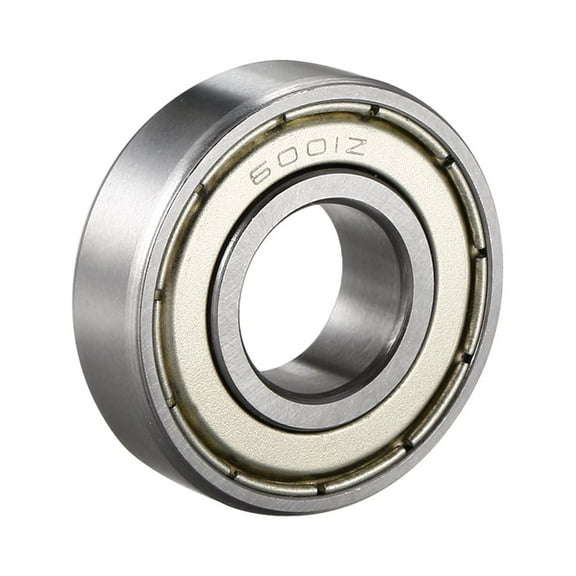 Uxcell Deep Groove Ball Bearing 6001Z Single Shield, 0.47"x1.1"x0.31" Chrome Steel