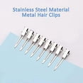 thumbnail image 5 of 60 Pices Pince Crocodile Cheveux, Gingbiss 1,8 Pouces Mtal Argent Pinces Cheveux Avec Bote De Rangement, Pinces Cheveux Alligator Vurl Pour Salo, 5 of 5