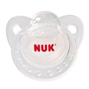 NUK Transparent Silicone BPA Free Pacifier, 6+ month, 2 Pack Discontinued by Manufacturer
