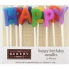 Bakery Crafts Happy Birthday Candle