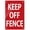 Keep Off Fence, variant on Aluminum Protected High Speed Wireless Device Sign 8 x 12 Inches Aluminum Warning Metal Signs, Indoor or Outdoor Use for Home Business, UV Protected & Waterproof