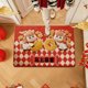 thumbnail image 4 of Alfombras de baño, alfombras para sala de estar, alfombra de área, felpudo de entrada rojo de Año Nuevo, felpudo de tierra de diatomeas para el hogar, felpudo antideslizante, antisuciedad, absorbente, 4 of 6
