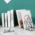 thumbnail image 4 of Up to 65% off Table Top Can Be Placed Magazine Holder File Sorter, Metal 5 Slot Desk Organizer Rack For Document, Folder, Letter And Book, Pentastar Shape Two Colors Are, 4 of 4