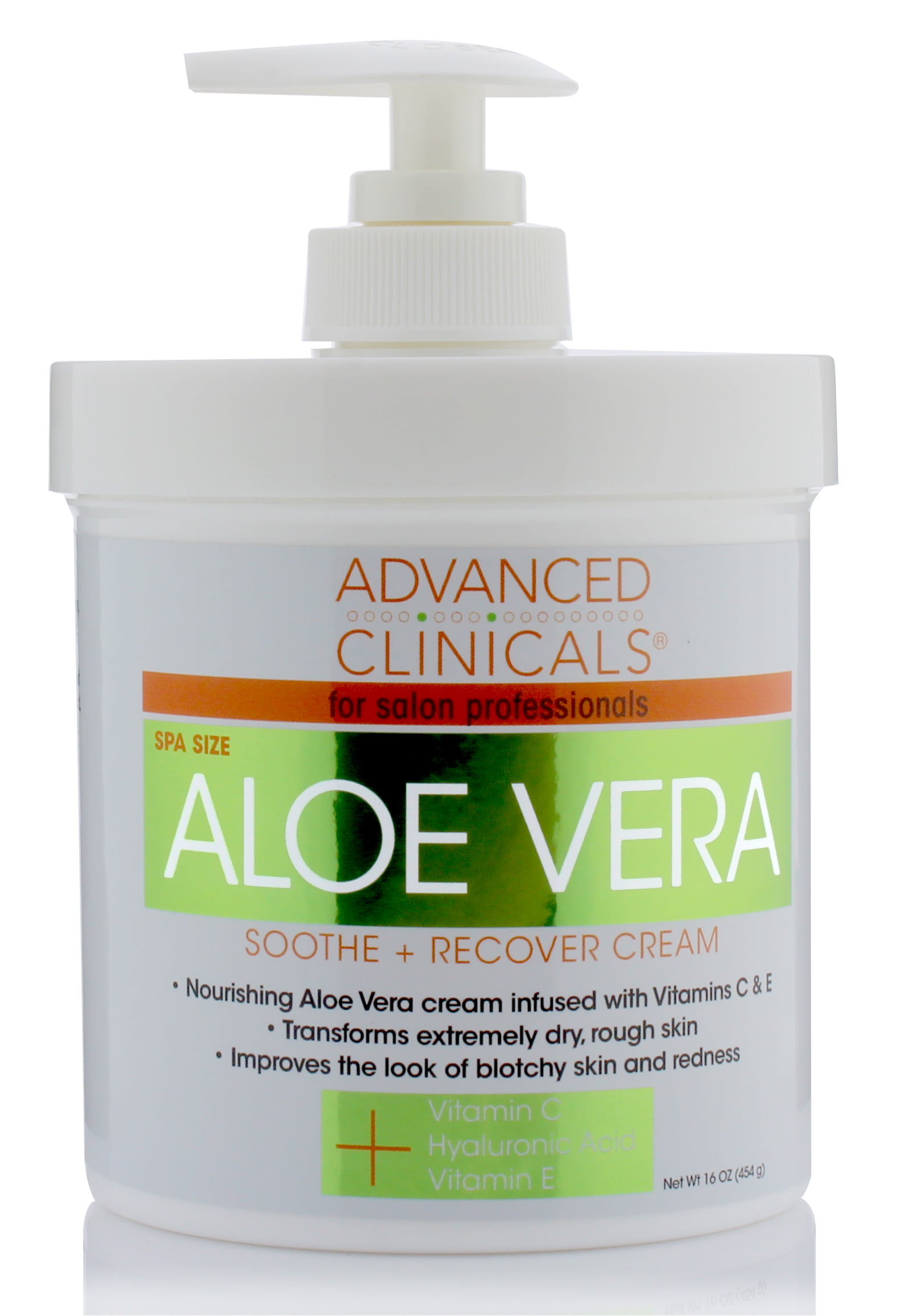 Tropisch bevind zich De volgende ADVANCED CLINICALS Aloe Vera Cream. Soothing Body Cream for Dry Skin, Rough  Skin and Redness 16 oz - Walmart.com