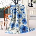 thumbnail image 2 of Pioneer Flower Blanket,Comfortable Soft Flannel Throw Blanket,All Season,Warm Lightweight Blankets for Sofa Bed Couch Living Room Chair,40"x50"(100x130cm), 2 of 4