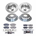 thumbnail image 3 of PowerStop Front and Rear Z23 Evolution Sport Carbon-Fiber Ceramic Brake Pad and Drilled & Slotted Rotor Kit Fits: HYUNDAI Select Models K4444, 3 of 10