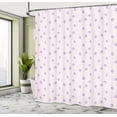 thumbnail image 4 of Ambesonne Japanese Print Shower Curtain, Line Art Cherry Plot, 69"Wx70"L, Pale Lavender Pink, 4 of 4