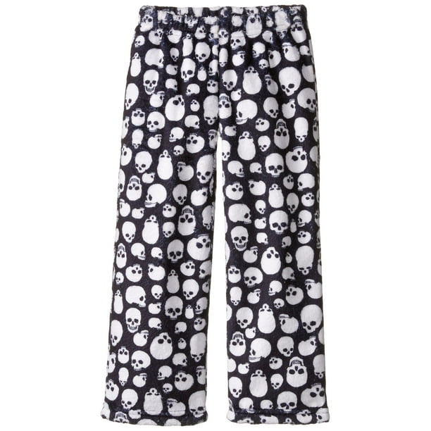 Up Past 8 - Up Past 8 Boys Pajama Pants Fuzzy Sleepwear, Skulls, Size: 2T - Walmart.com