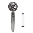 thumbnail image 1 of Pressurized Rotate Adjustable Shower Head - Water Saving Shower Head (color: Silver), 1 of 4