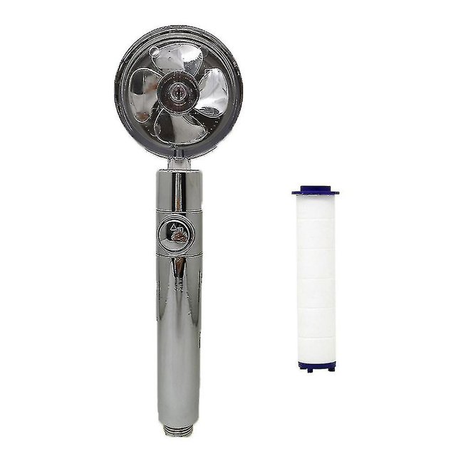 Pressurized Rotate Adjustable Shower Head - Water Saving Shower Head (color: Silver)