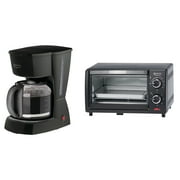 Betty Crocker BC-1664CB 9-Liter Toaster Oven & BC-2806CB 12-Cup Coffee Maker