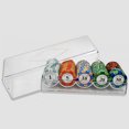 thumbnail image 3 of KAKOWELY 2 Pcs Plateau de Jetons de Poker Organisateur de Rangement de Jetons de Poker Étui de Jetons de Poker avec Couvercles, 8.19"X3.15"X2.28 Pouces, 3 of 4