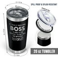thumbnail image 2 of Boss Gifts For Men - Christmas,Birthday Gifts For Boss,Employee Appreciation,Thank You Gifts For Coworkers,Leader,Manager,Boss Gifts For Men - 20 Oz Stainless Steel Tumbler, 2 of 6
