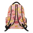 thumbnail image 2 of Garronmavis 17-inch Pink Capybara School Bag for Elementary Students, Multi-Pocket Kids Backpack with Large Capacity, Perfect for Boys and Girls Daily Use, 2 of 8